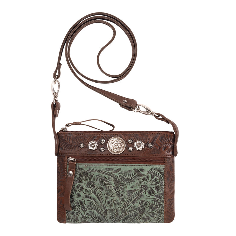 American West Trail Rider Crossbody/Hip Bag with Detachable Stap