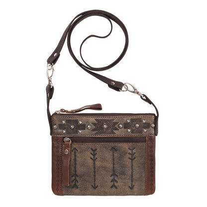 American West Trail Rider Crossbody/Hip Bag with Detachable Stap