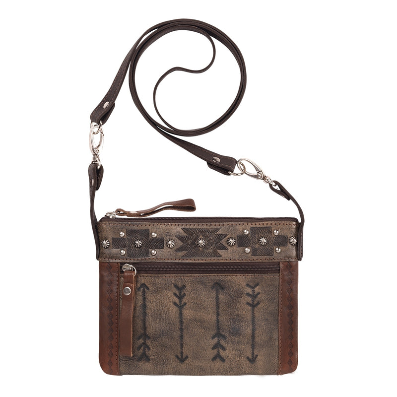American West Trail Rider Crossbody/Hip Bag with Detachable Stap