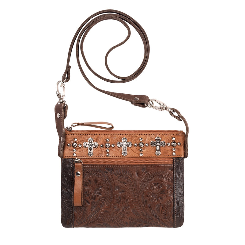 American West Trail Rider Crossbody/Hip Bag with Detachable Stap