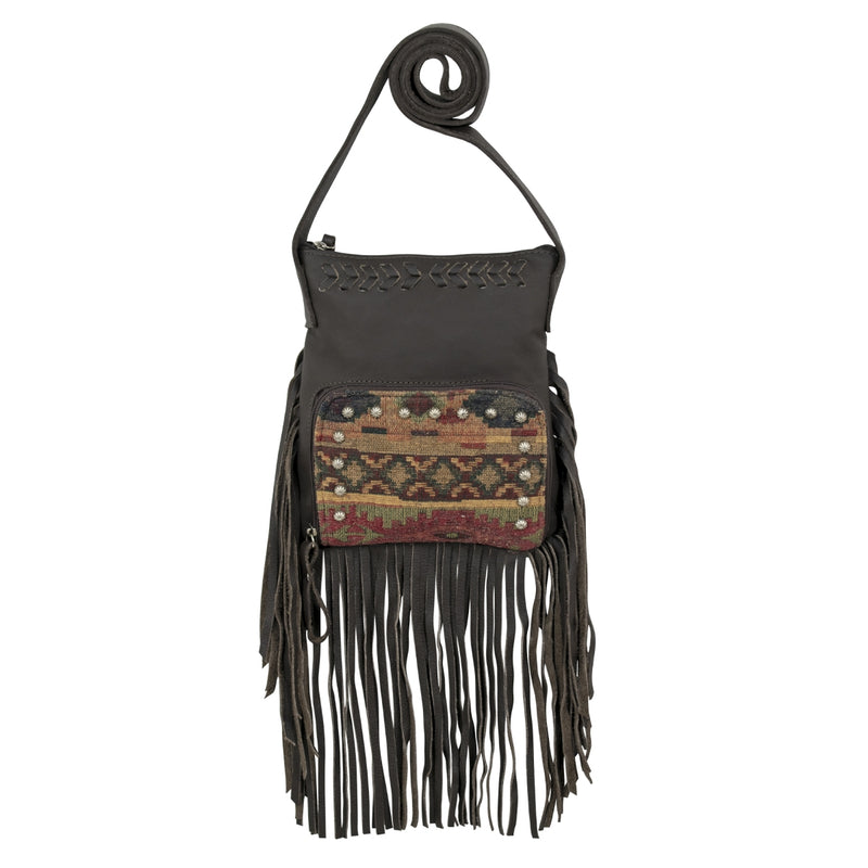 American West Fringed Cowgirl Crossbody with Fringe