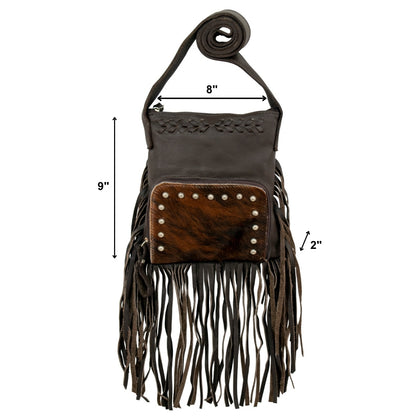 American West Fringed Cowgirl Crossbody with Fringe