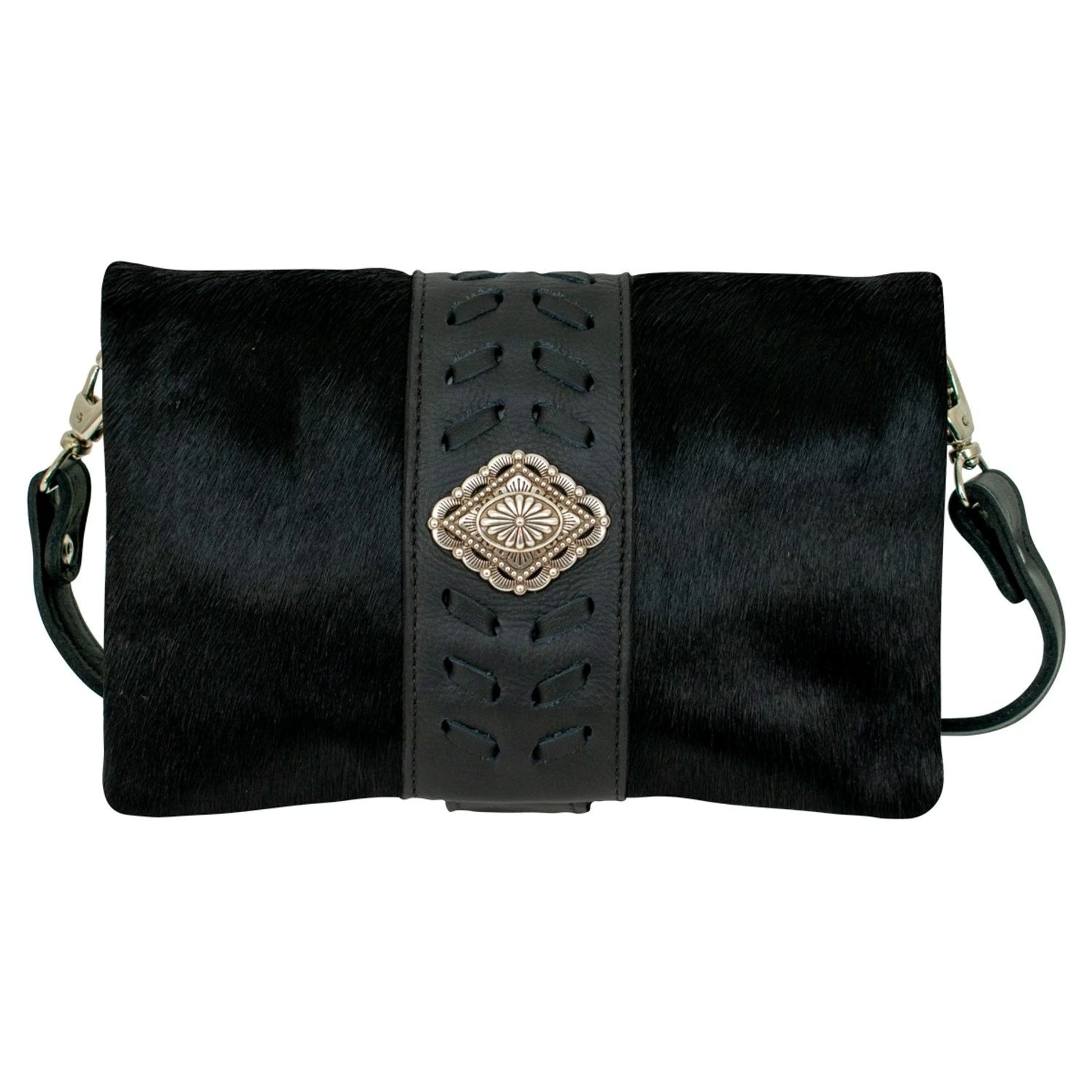 American West Large Grab and Go Crossbody Large Foldover Wallet/Crossbody