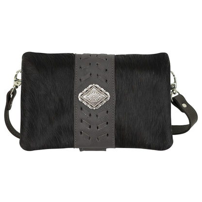 American West Large Grab and Go Crossbody Large Foldover Wallet/Crossbody