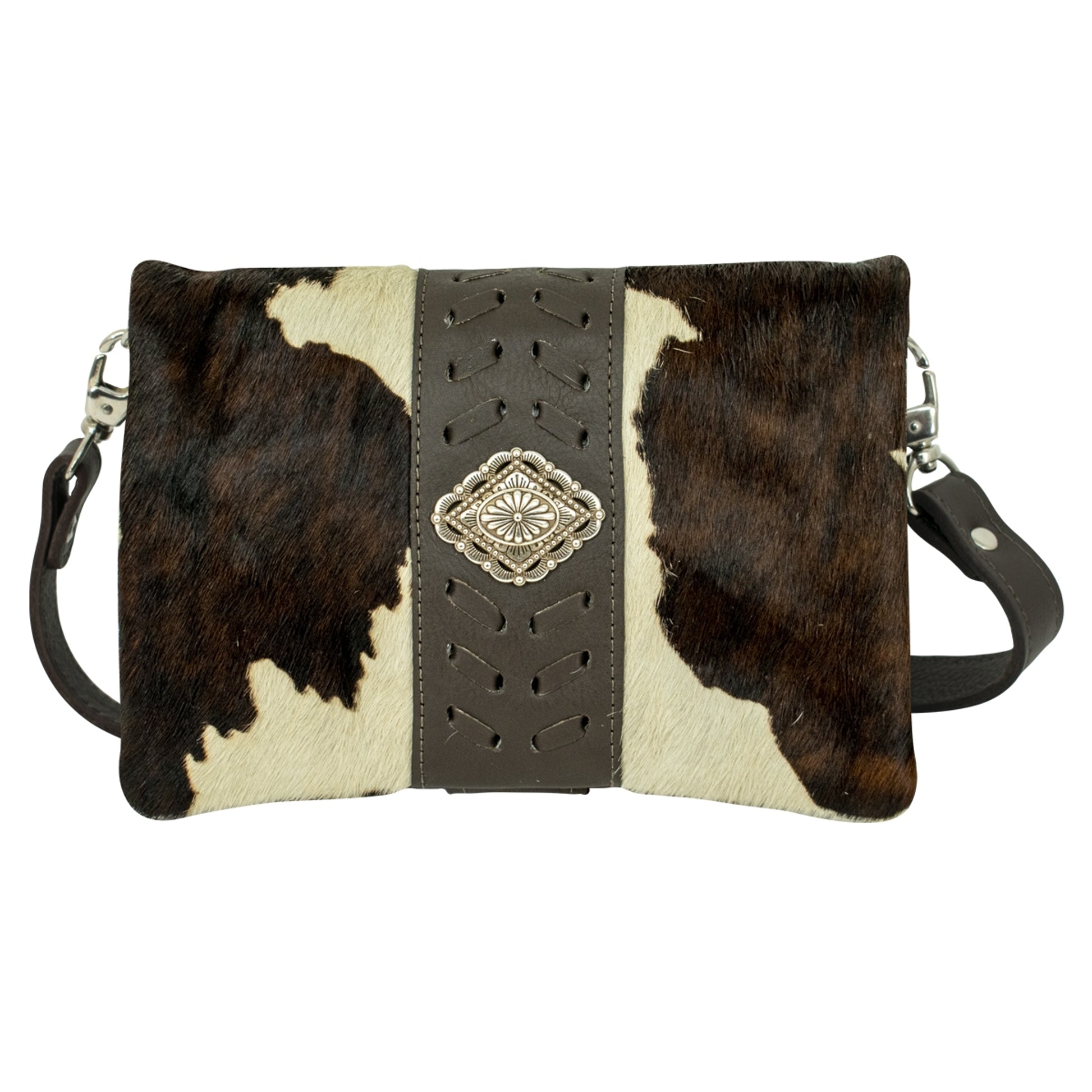 American West Large Grab and Go Crossbody Large Foldover Wallet/Crossbody
