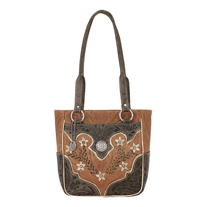 American West Desert Wildflower Zip Top Bucket Tote