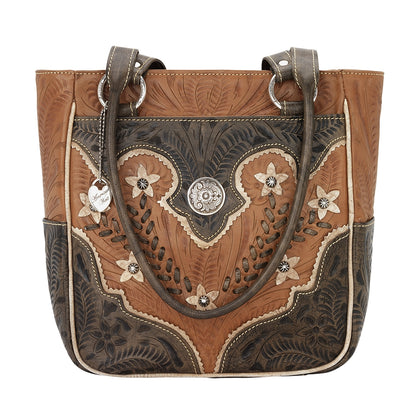 American West Desert Wildflower Zip Top Bucket Tote