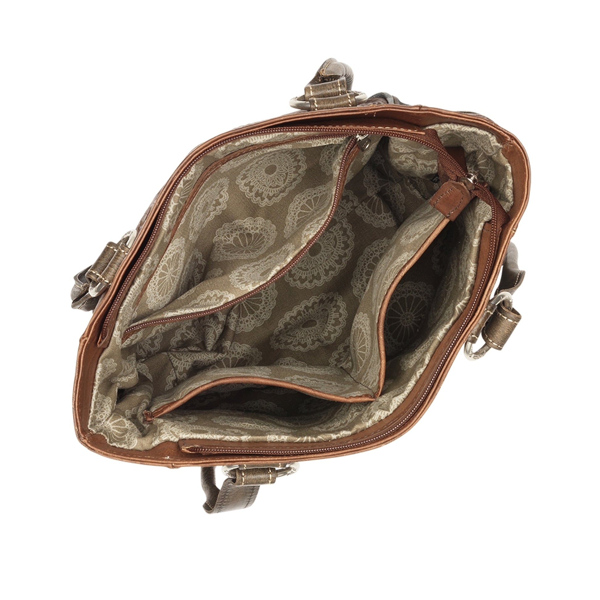 American West Desert Wildflower Zip Top Bucket Tote