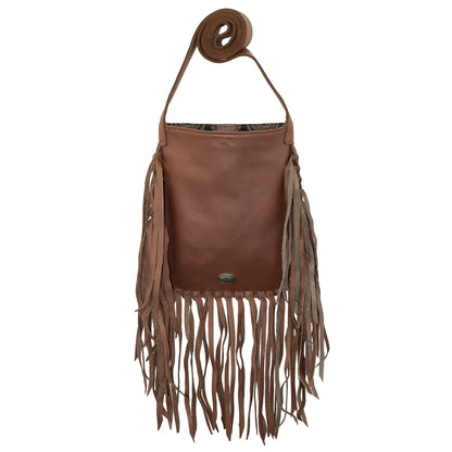 American West Fringed Cowgirl Crossbody with Fringe