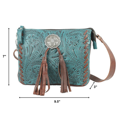 American West Lariats and Lace Multi-Compartment Crossbody