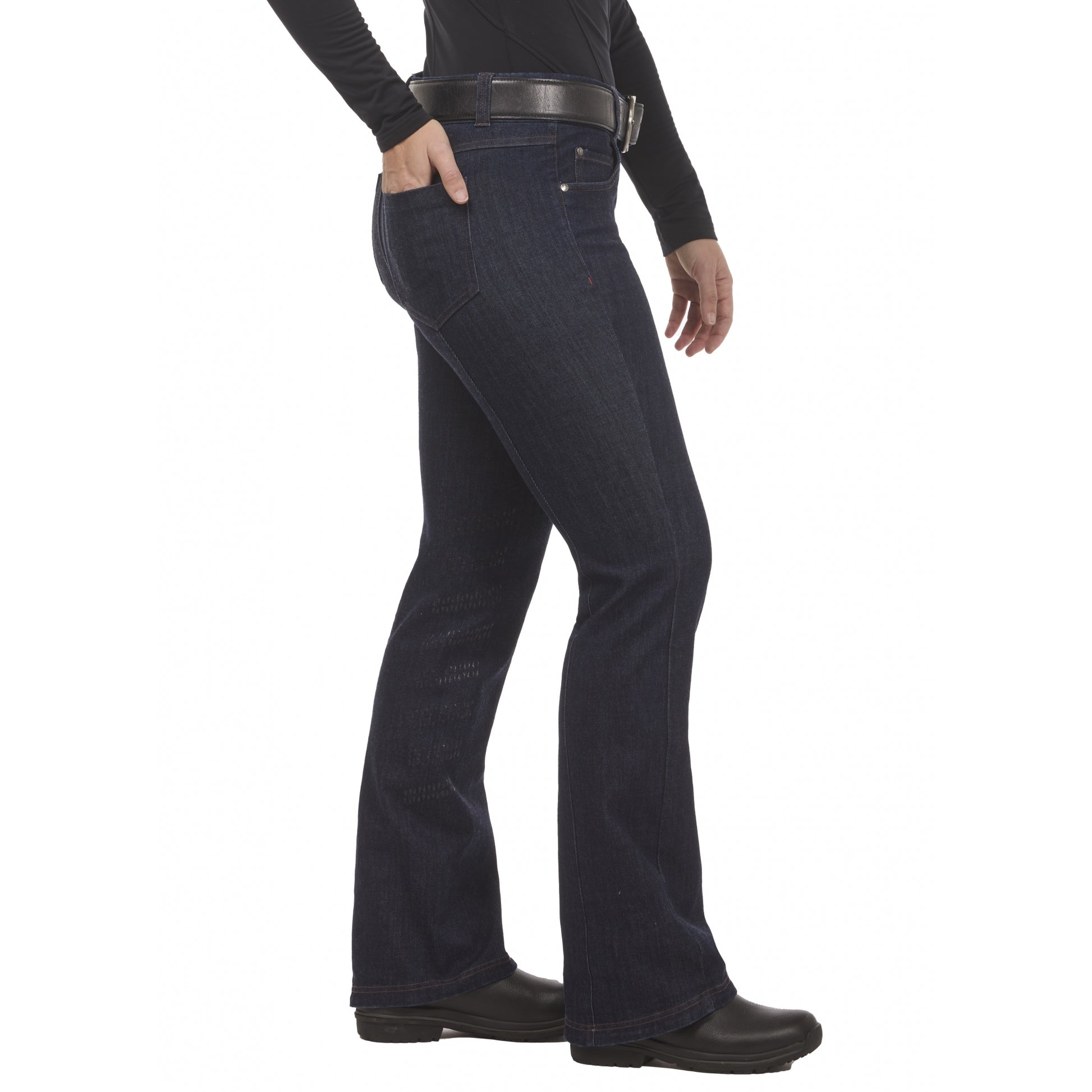 Kerrits Stretch Denim Silicone Knee Patch Bootcut - Regular