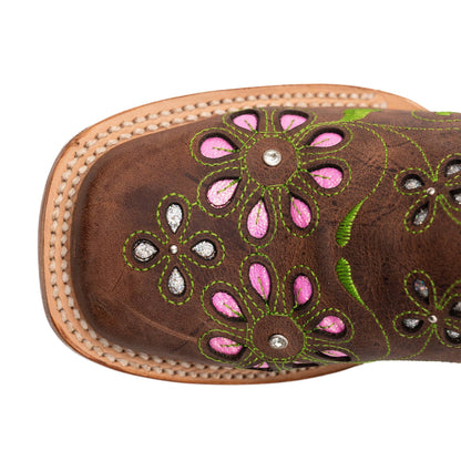 Ferrini Ladies Blossom Square Toe Boots