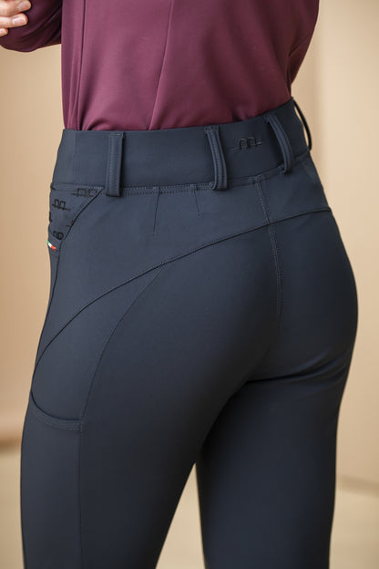 Alessandro Albanese Ladies Fina Knee Grip Brushed Hybrid Breeches