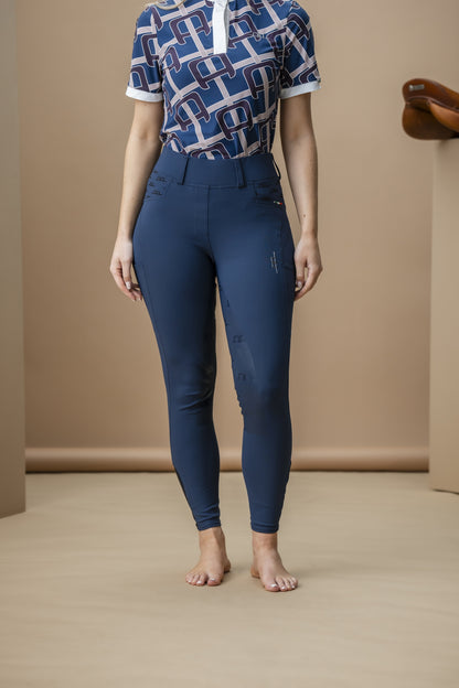 Alessandro Albanese Ladies Fina Knee Grip Brushed Hybrid Breeches