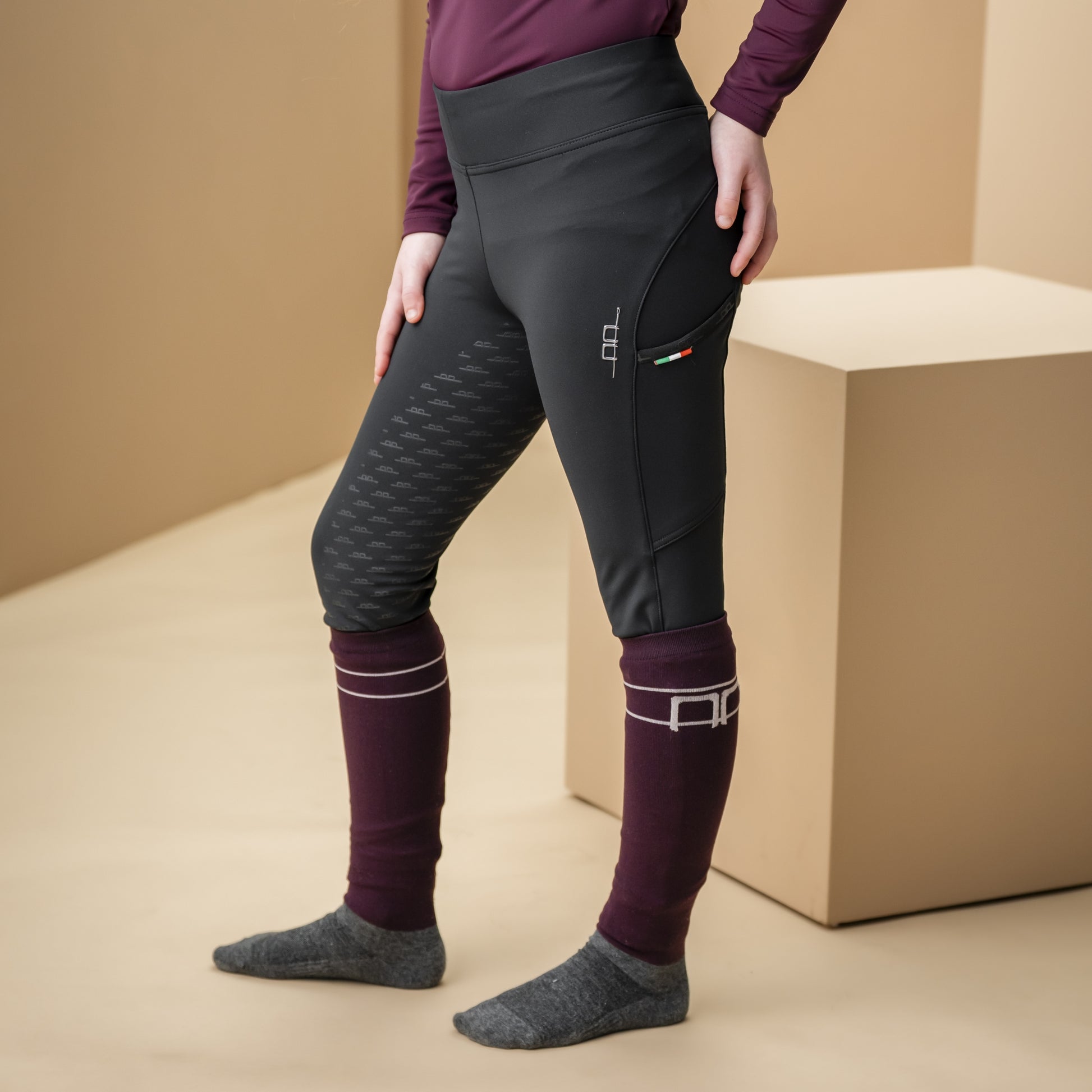 Alessandro Albanese Kids Alba Brushed Riding Tights