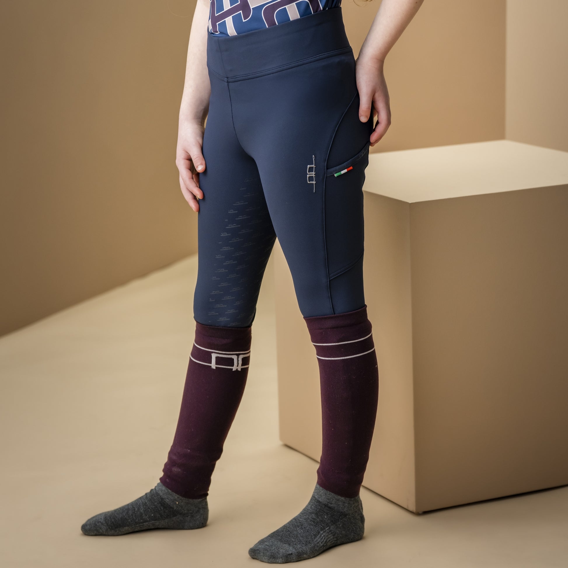 Alessandro Albanese Kids Alba Brushed Riding Tights