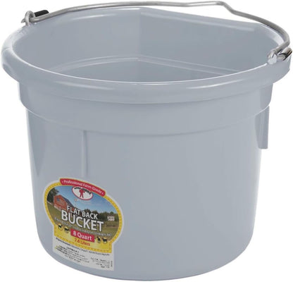 Little Giant Flat Back Plastic Bucket