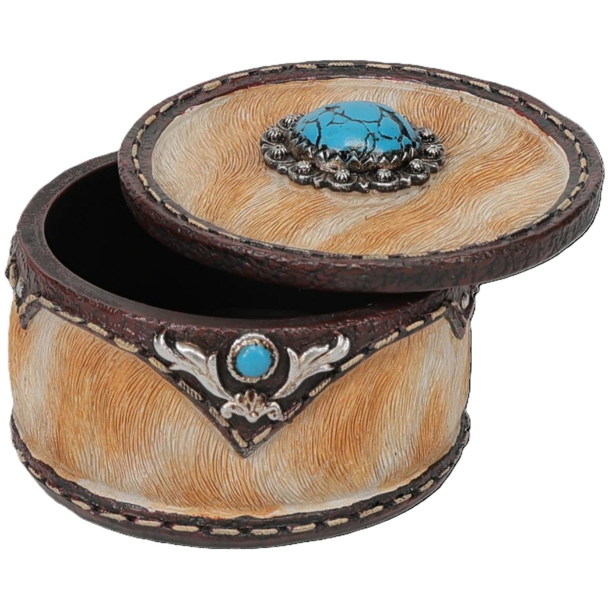 Tough1 Cowhide Trinket Box