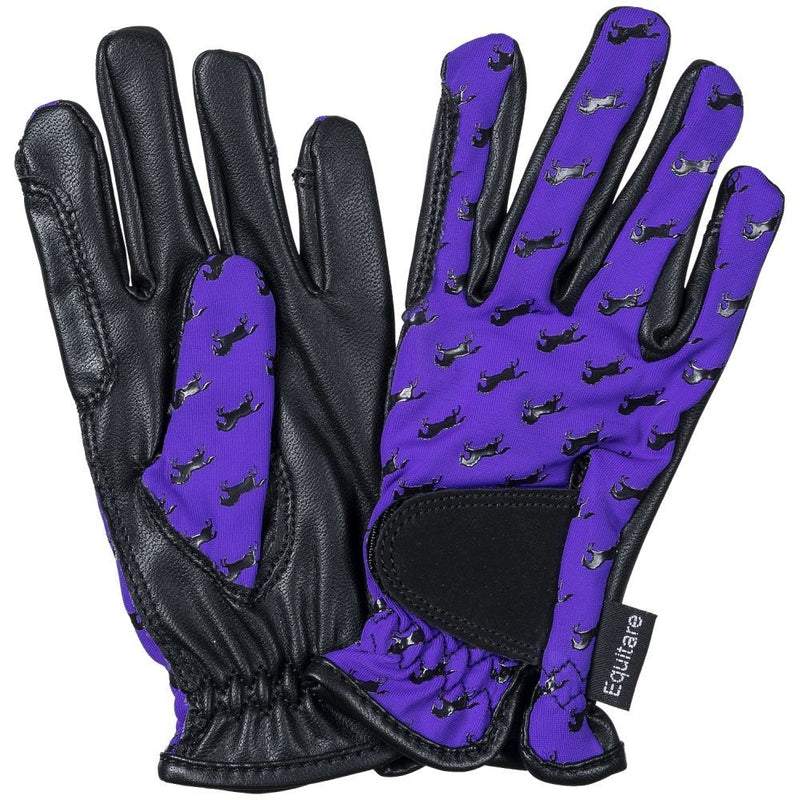 Equitare Kids Lycra Grip Riding Gloves