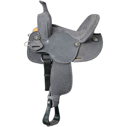 King Series Stratford Suede Barrel Saddle