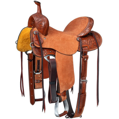 Silver Royal Bell Rock Barrel Saddle