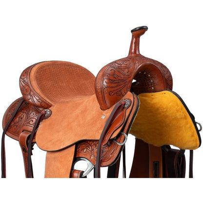 Silver Royal Bell Rock Barrel Saddle