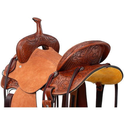 Silver Royal Bell Rock Barrel Saddle