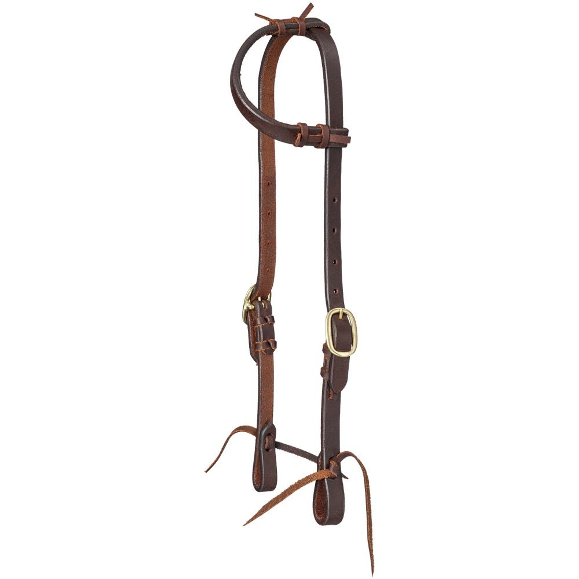 Royal King Gag Single Ear Headstall with Tie Ends