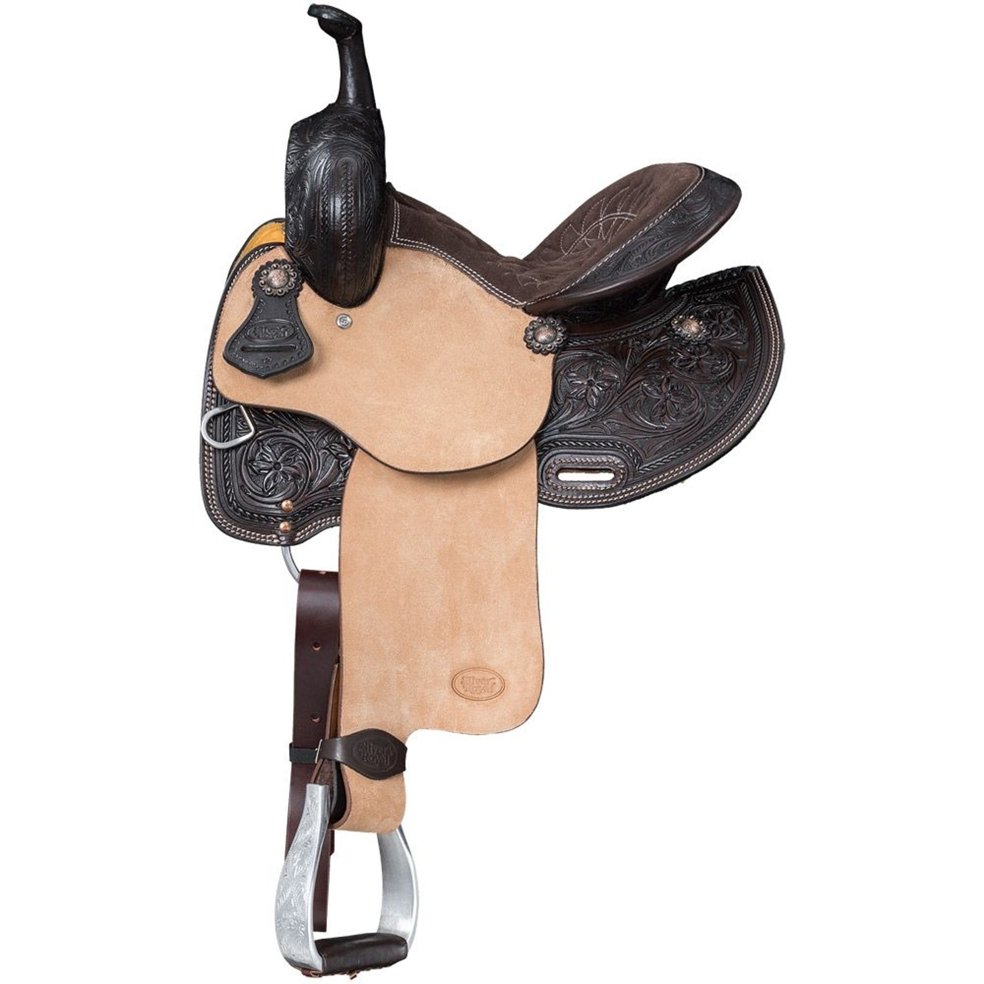 Silver Royal Youth Austin Barrel Saddle
