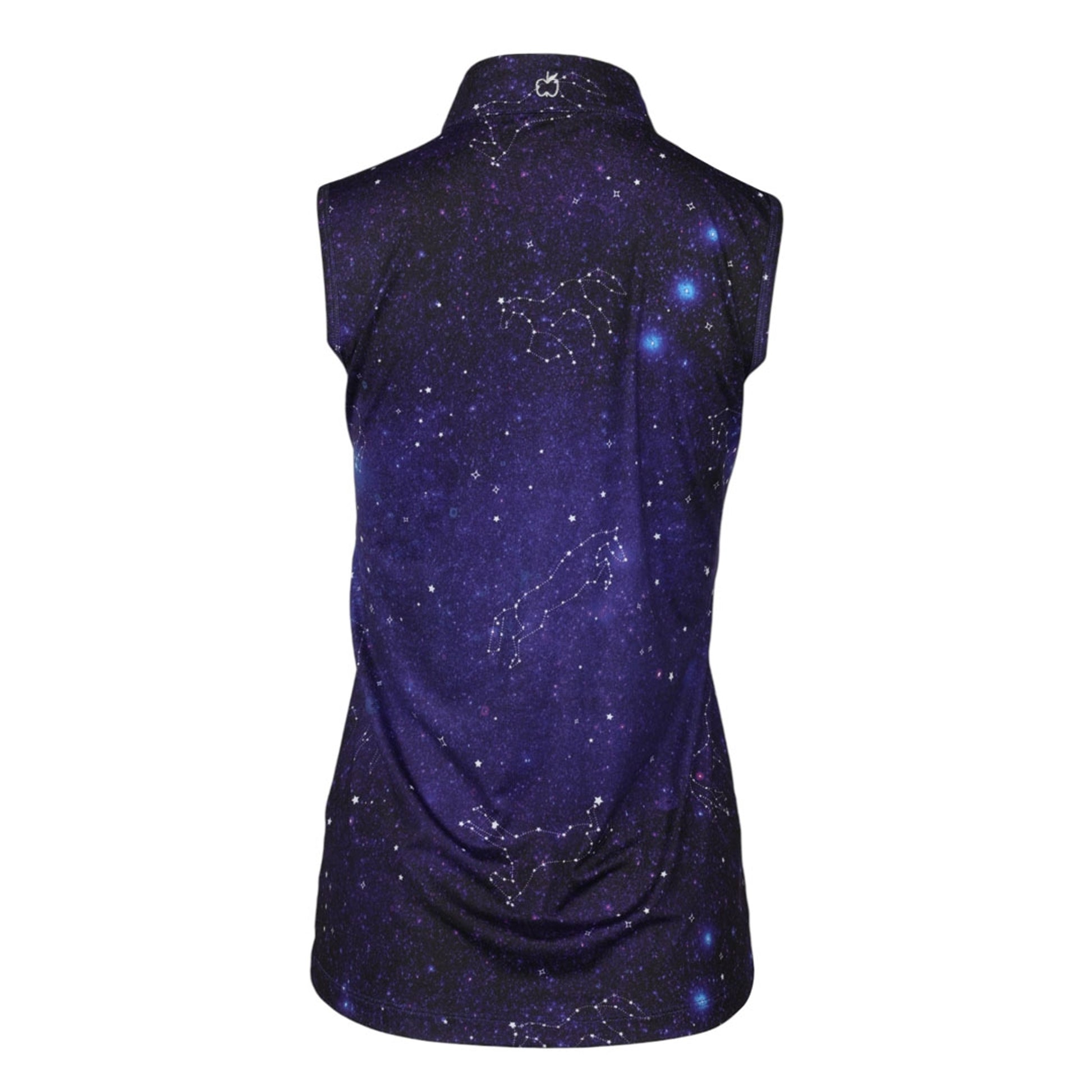 Dapplebay Ladies Constellation 1/4 Zip Sleeveless Light Riding Top