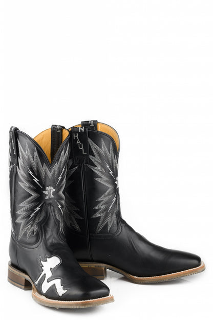 Tin Haul Mens Keep On Truckin Square Toe Boots