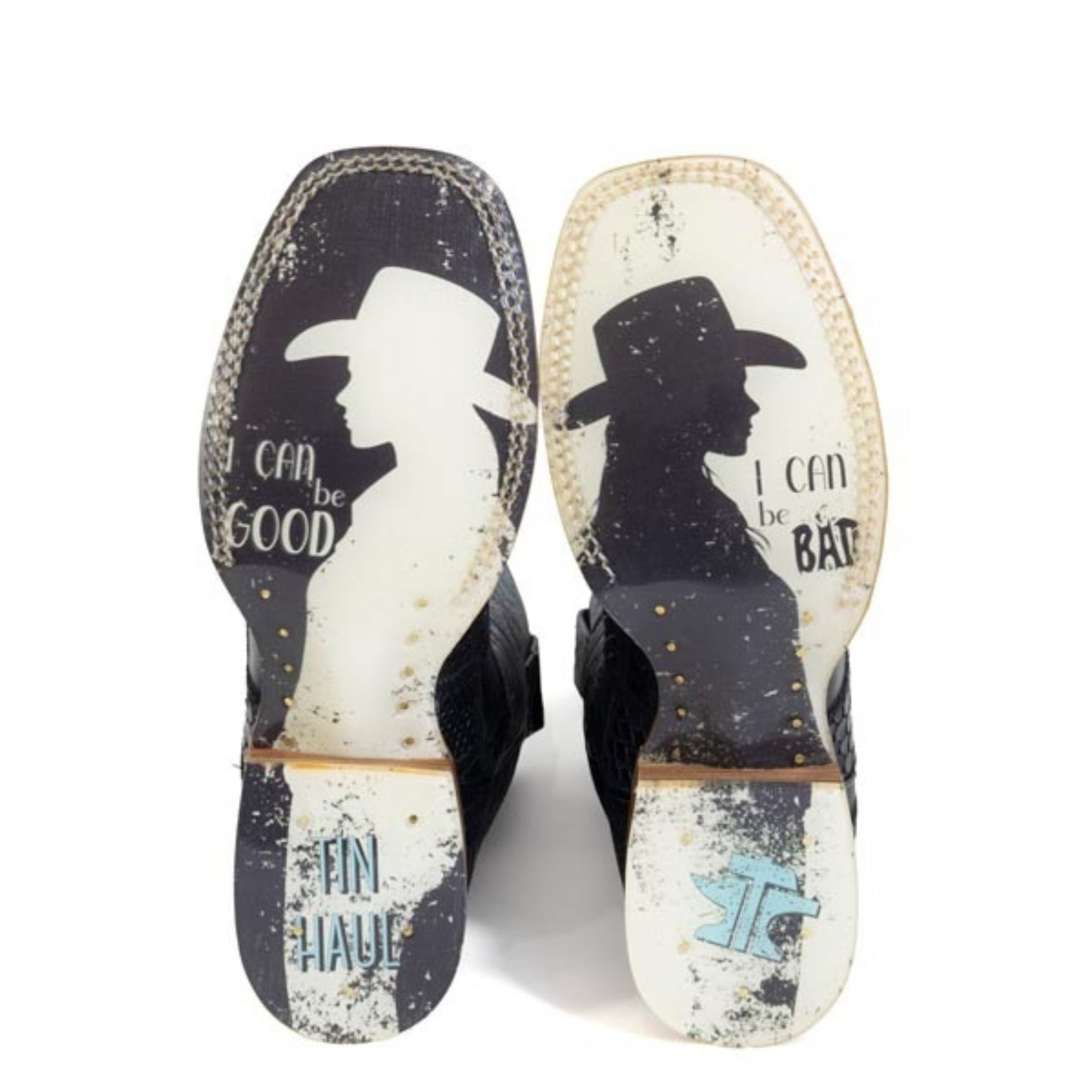 Tin Haul Ladies CheckerD Square Toe Boots