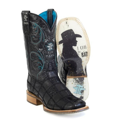 Tin Haul Ladies CheckerD Square Toe Boots