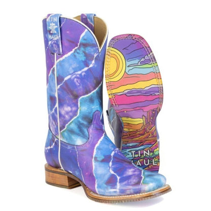 Tin Haul Ladies Painted Canyon Square Toe Boots