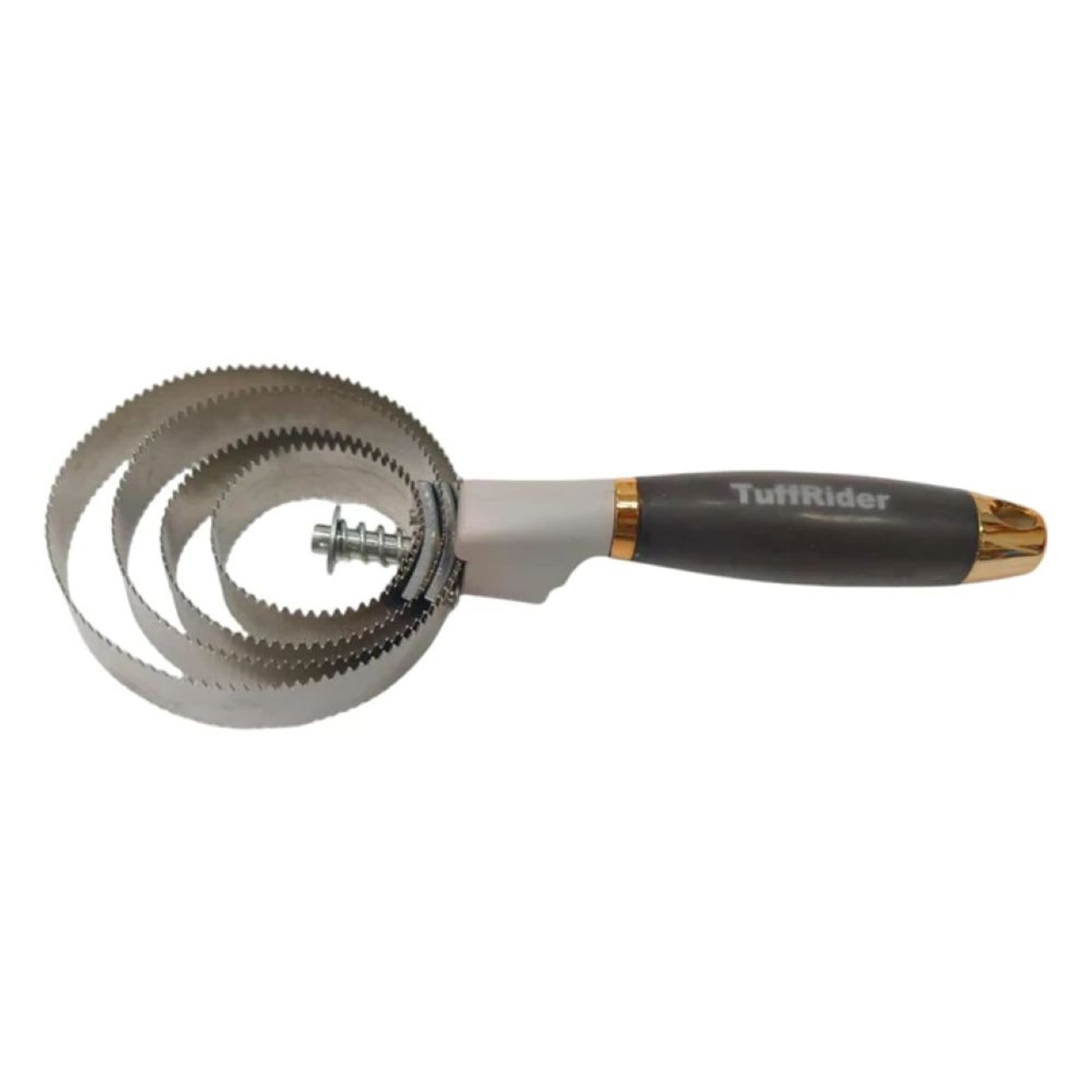 Tuffrider Metal Curry Comb with Soft Gel Grip