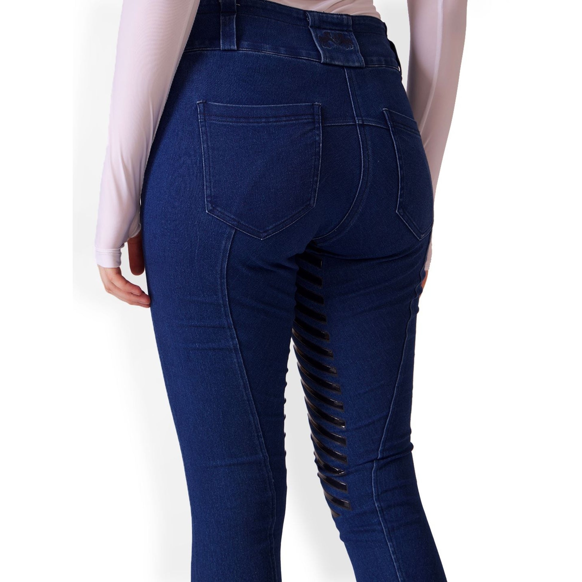 Equine Couture Ladies Denim and Diamonds Stretch Riding Breeches