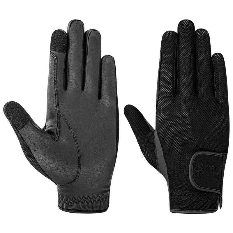 Equine Couture Aerocool Pullon Touch Screen Riding Gloves