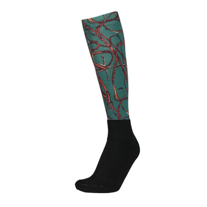 AWST Int'l Ladies Lila Snaffle Bridles Socks with Padded Foot