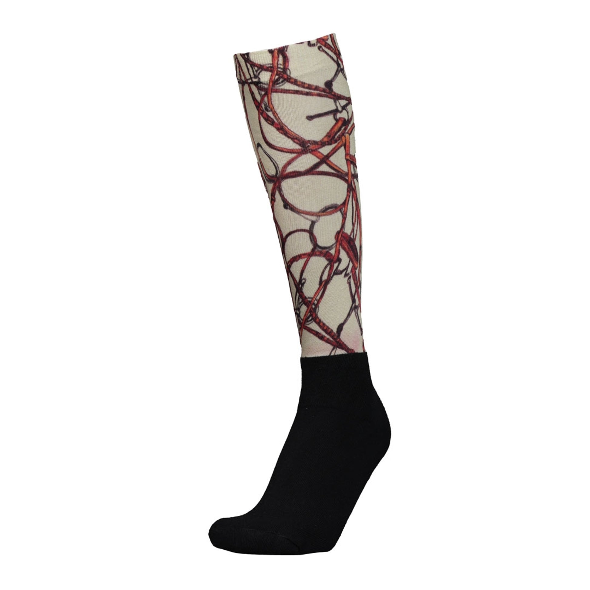 AWST Int'l Ladies Lila Snaffle Bridles Socks with Padded Foot