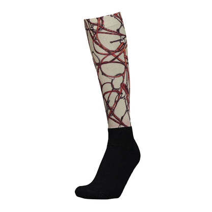 AWST Int'l Ladies Lila Snaffle Bridles Socks with Padded Foot