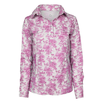 Dapplebay Ladies Equestrian Toile Button Western Shirt