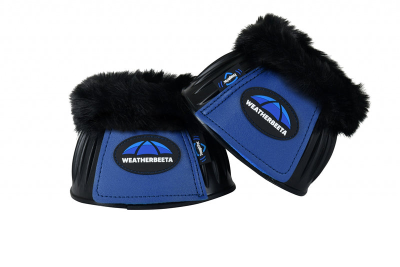 Weatherbeeta Tough-Tec Prime Fleece Trim Rubber Bell Boots