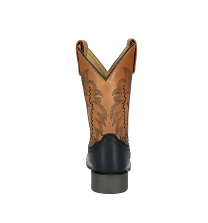 Smoky Mountain Youth Garrett Square Toe Leather Boots