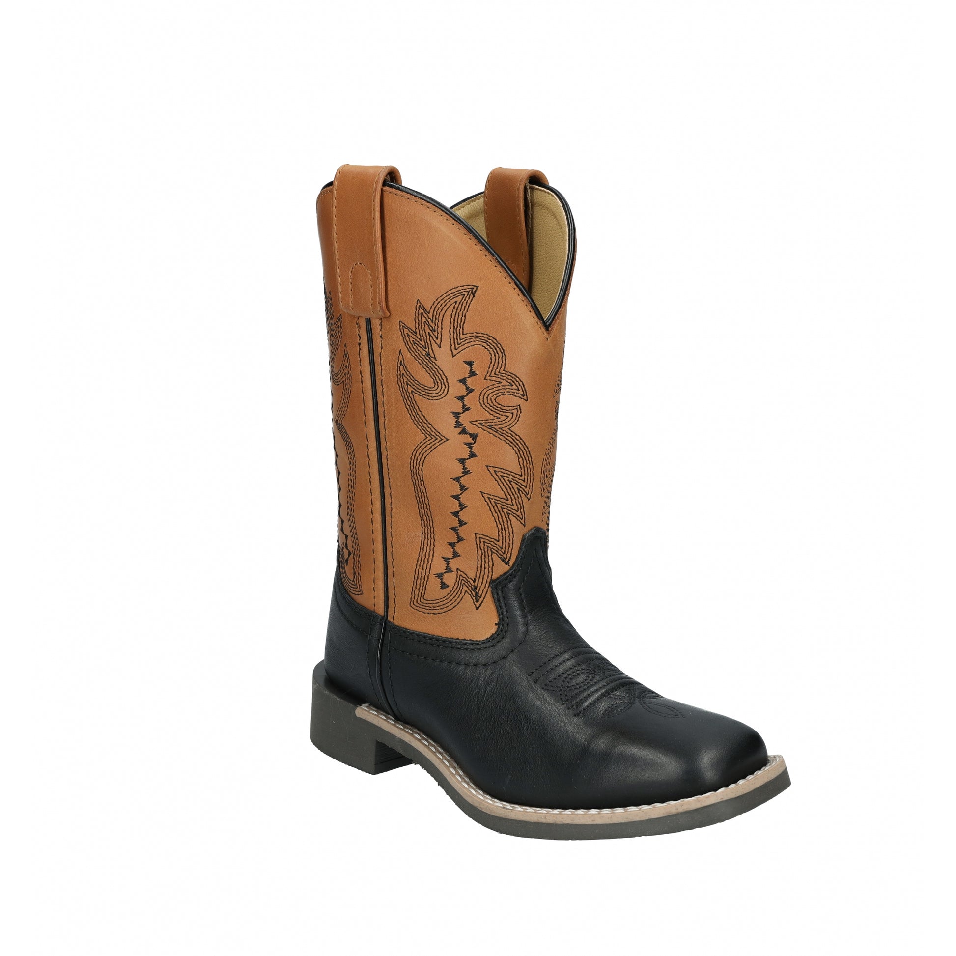 Smoky Mountain Youth Garrett Square Toe Leather Boots