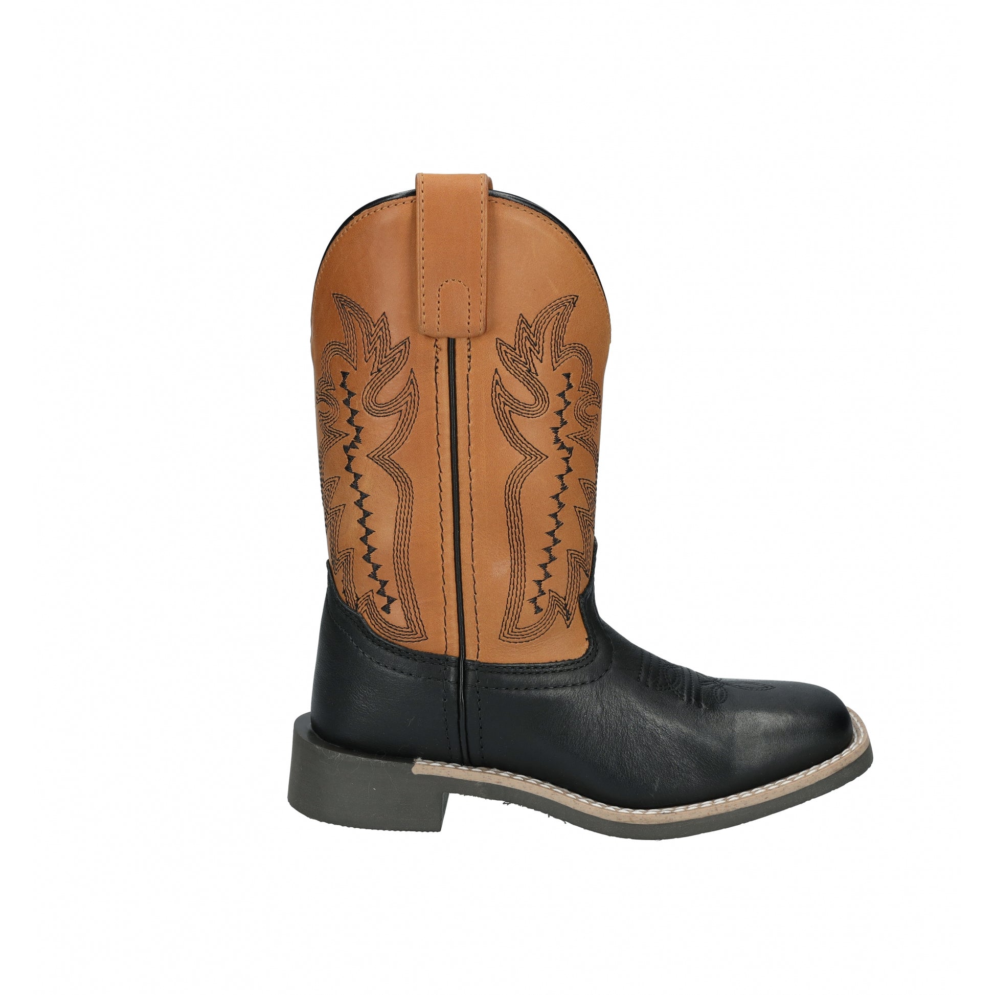 Smoky Mountain Youth Garrett Square Toe Leather Boots