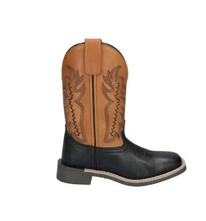 Smoky Mountain Youth Garrett Square Toe Leather Boots