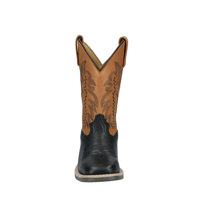 Smoky Mountain Youth Garrett Square Toe Leather Boots