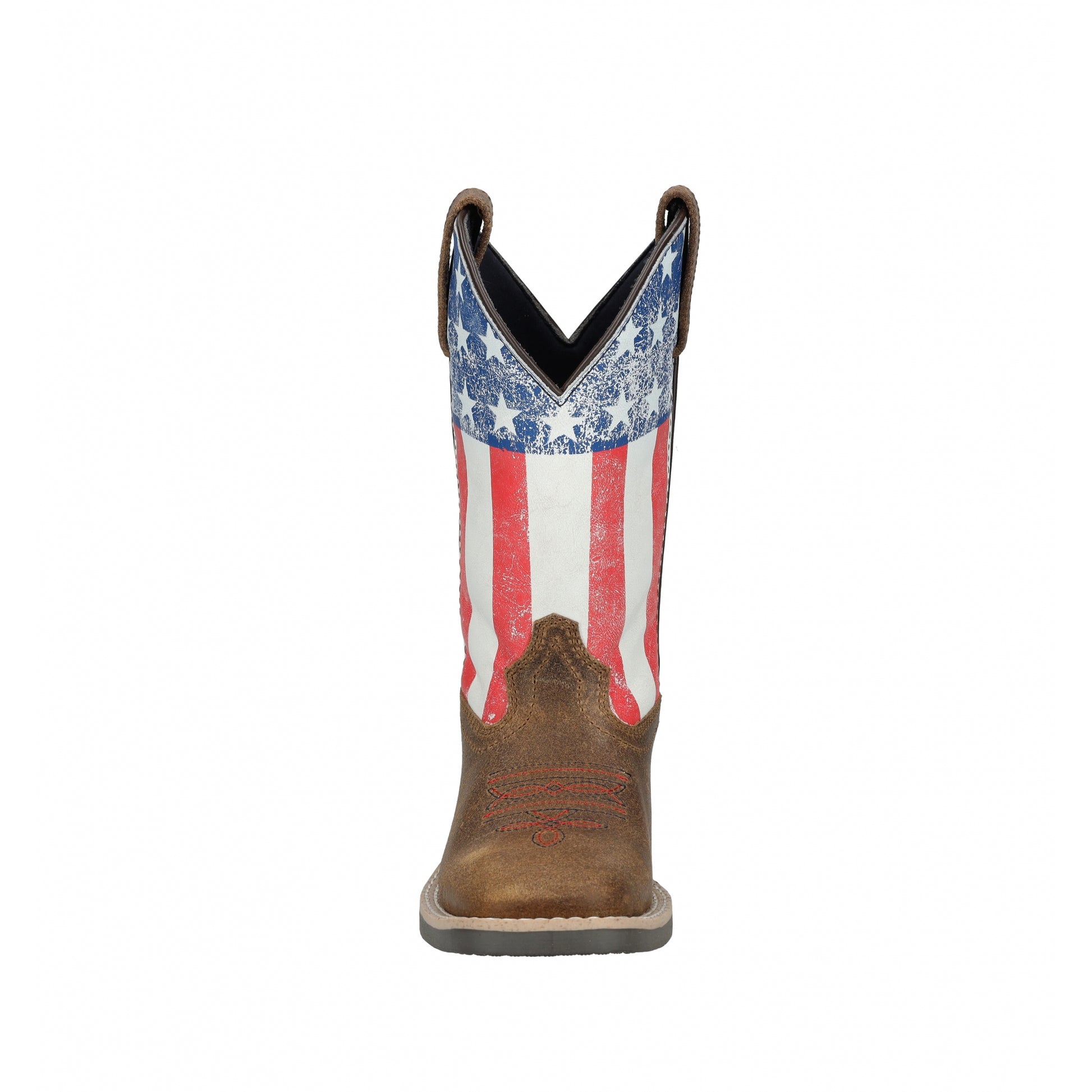 Smoky Mountain Youth Old Glory Square Toe Leather Boots
