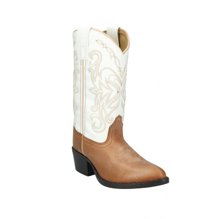 Smoky Mountain Youth Maddie Snip Toe Leather Boots