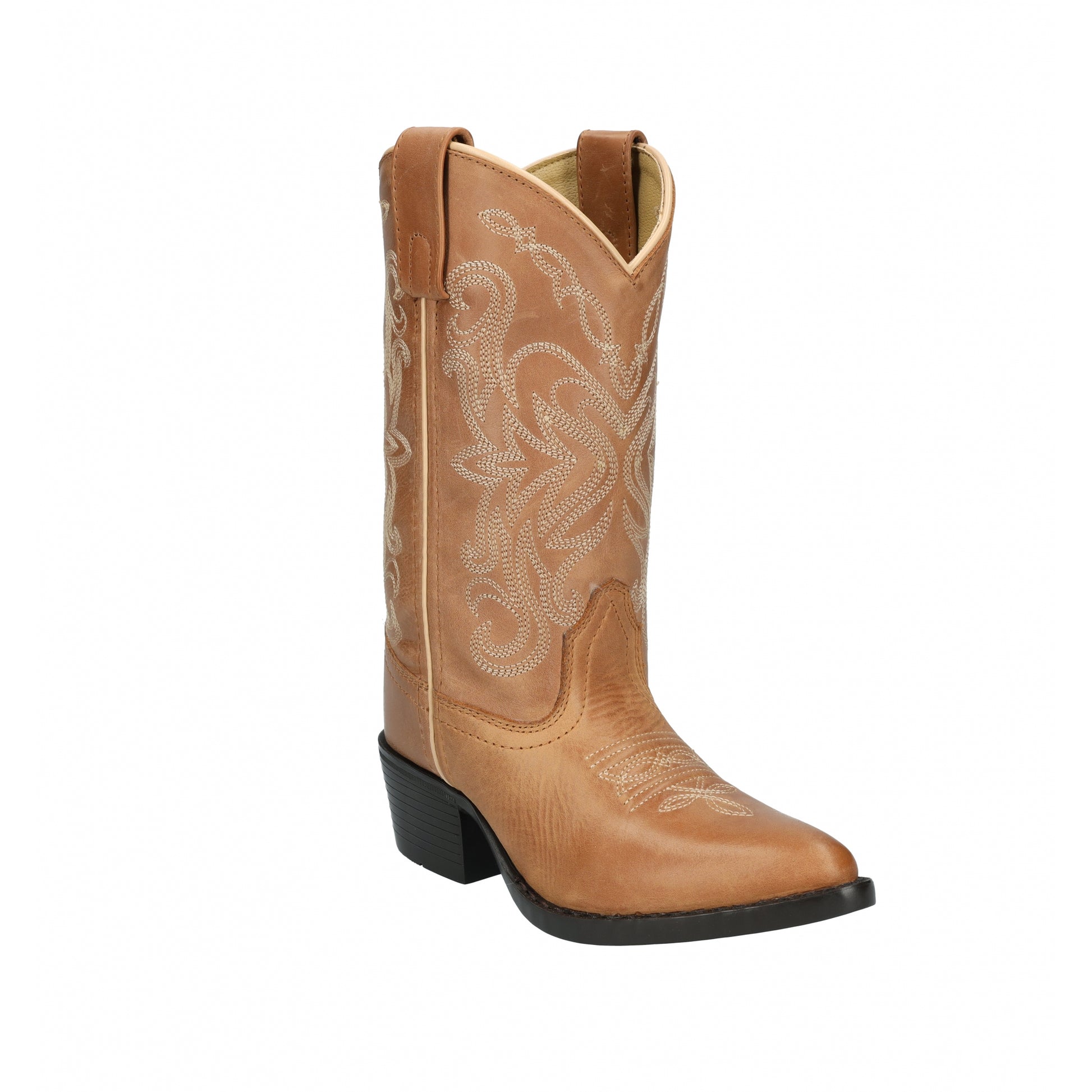 Smoky Mountain Youth Maddie Snip Toe Leather Boots